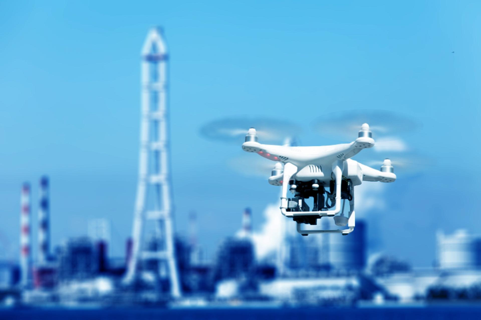 ドローン空撮点検のイメージ画像